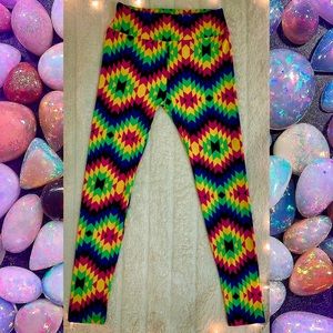 Aztec Plush Leggings